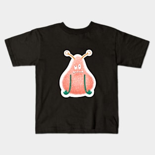 Funny monster sticker Kids T-Shirt